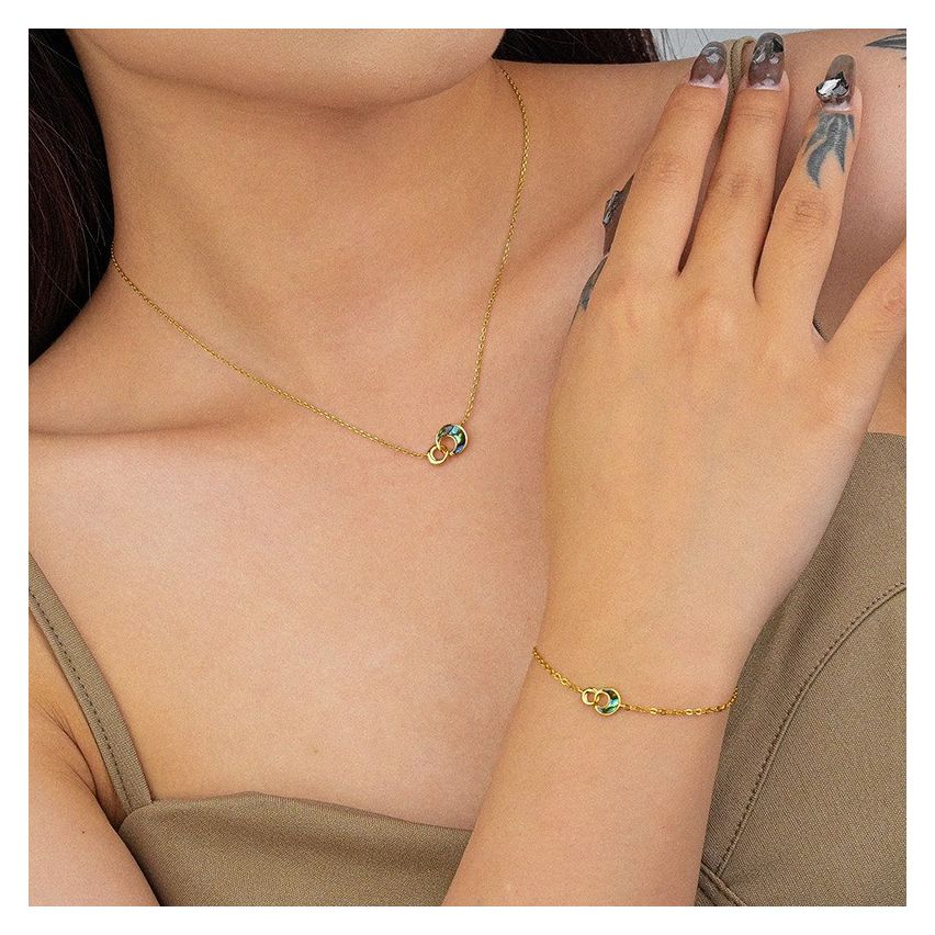 ESSENTIAL 925 Silver Abalone Shell Smooth Pendants