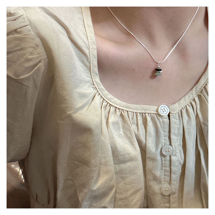 ESSENTIAL 925 Silver Alexandrite Geometric Pendants