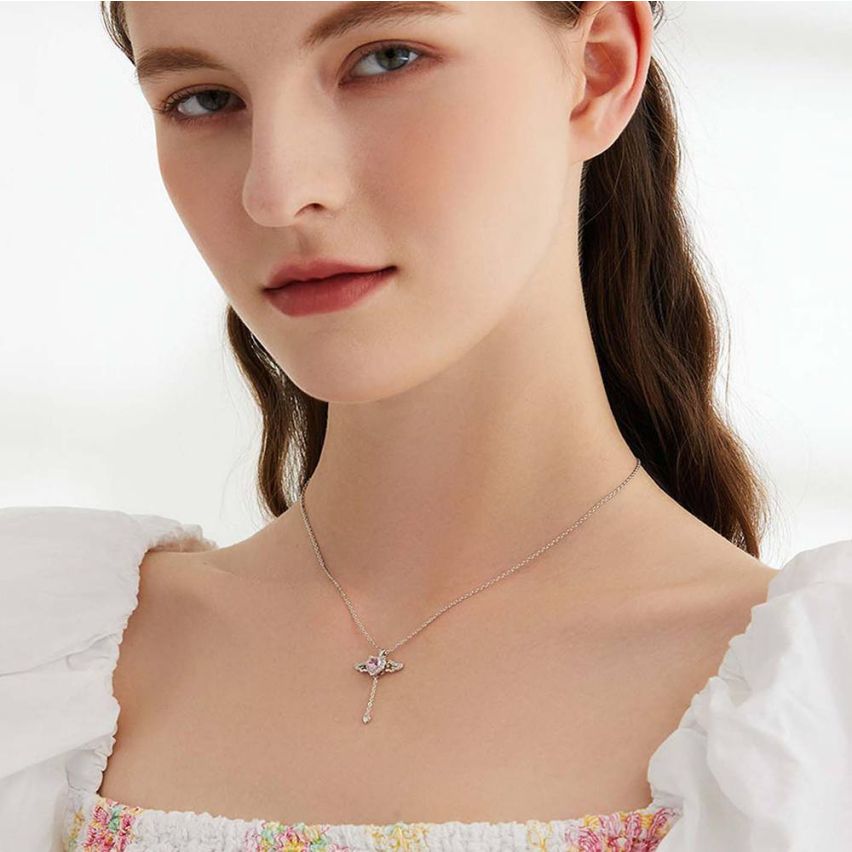 925 Silver Zircon Geometric Pendants 