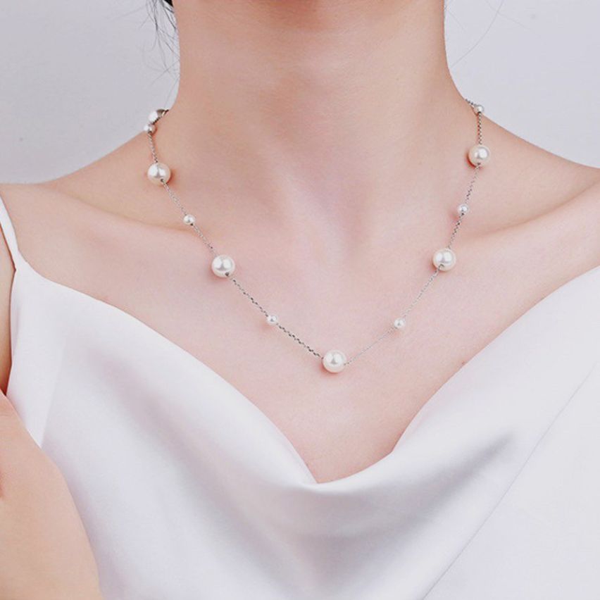 CLASSIC 925 Silver Artificial mother of pearl Pearls Pendants