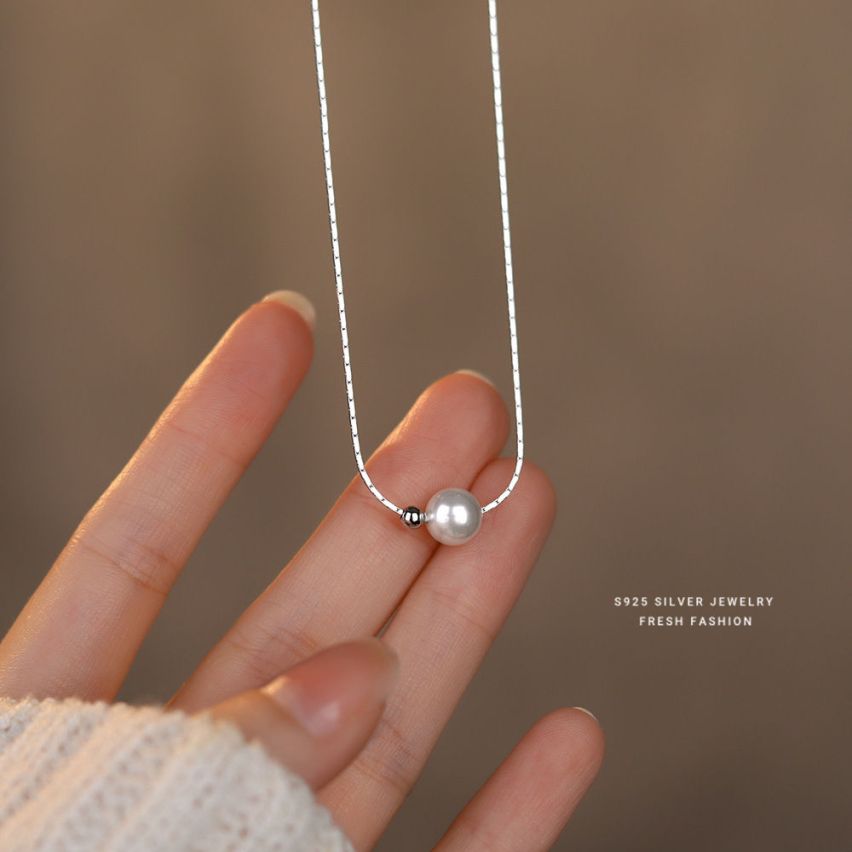 CLASSIC 925 Silver Freshwater pearl Pearls Pendants