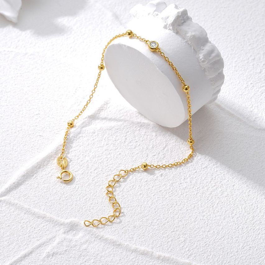 925 Silver Zircon Minimalist Bracelets 