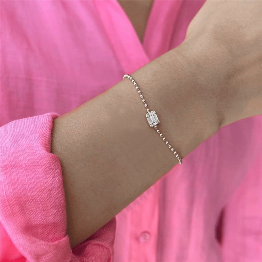 925 Silver Zircon Minimalist Bracelets 