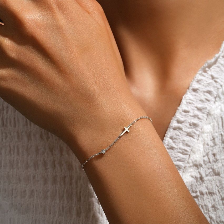 925 Silver Zircon Minimalist Bracelets 