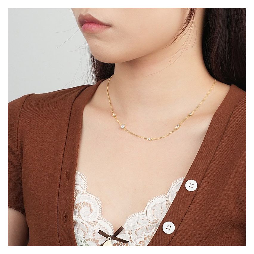 ESSENTIAL 925 Silver Zircon Minimalist Pendants