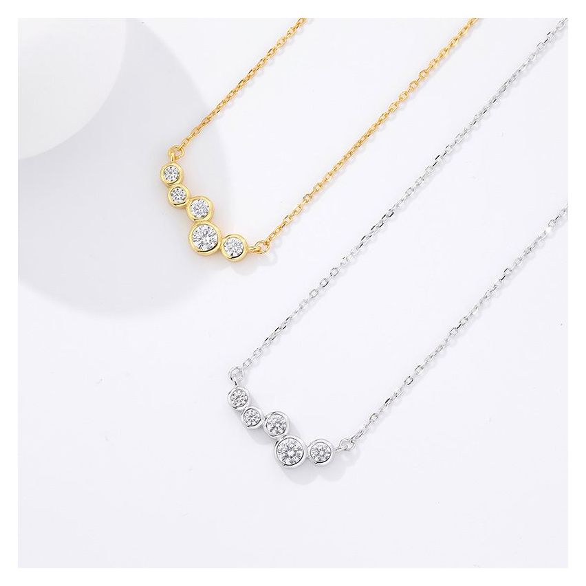 ESSENTIAL 925 Silver Zircon Minimalist Pendants