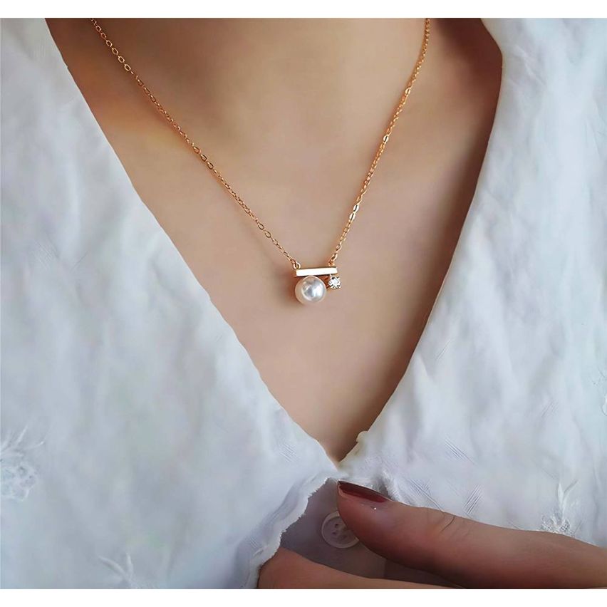 CLASSIC 925 Silver Zircon Pearls Pendants