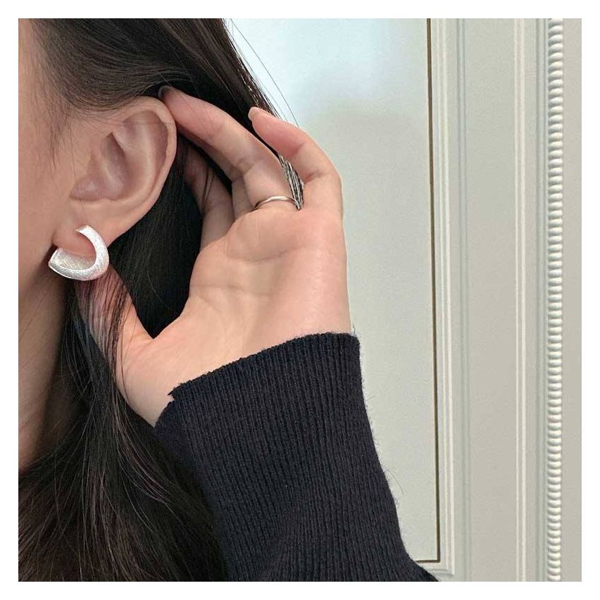 925 Silver Geometric Earrings 