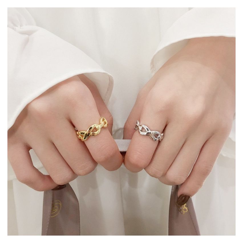 ESSENTIAL 925 Silver Geometric Rings