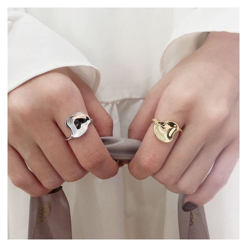 ESSENTIAL 925 Silver Geometric Rings