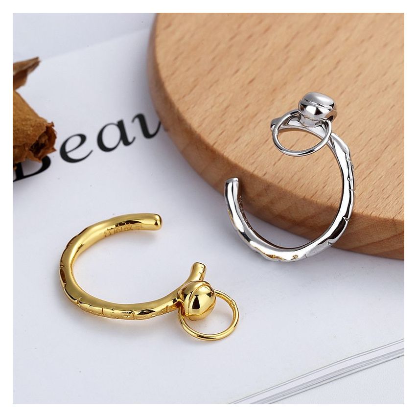 ESSENTIAL 925 Silver Geometric Rings