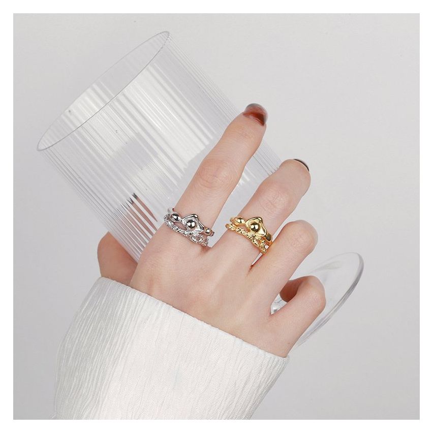 ESSENTIAL 925 Silver Geometric Rings