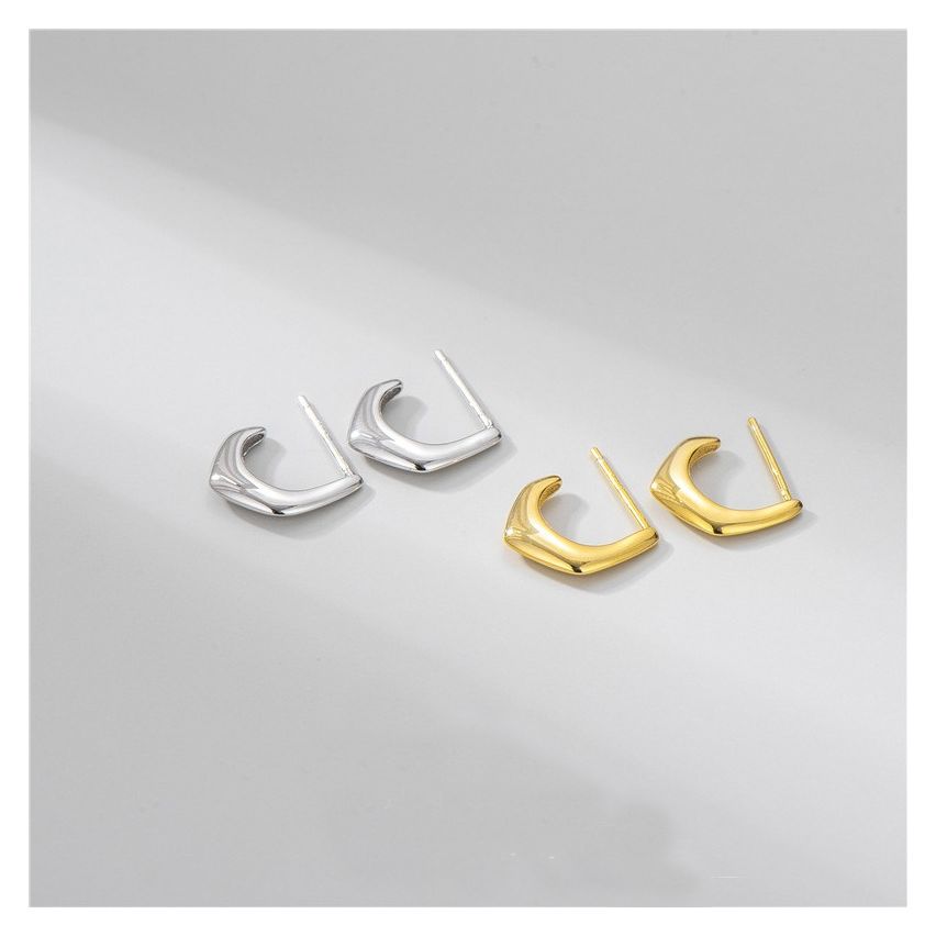 925 Silver Hoop Earrings 1.35g 14x2.6mm