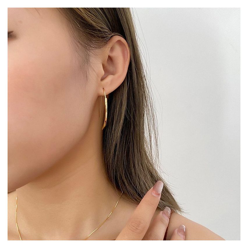 ESSENTIAL 925 Silver Long Earrings