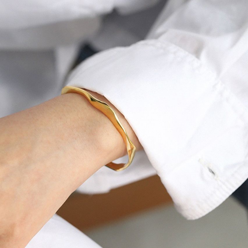 925 Silver Smooth Bangles 