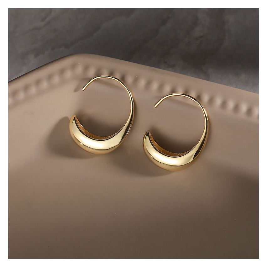 ESSENTIAL 925 Silver Smooth Earrings