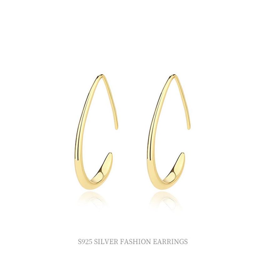 ESSENTIAL 925 Silver Smooth Earrings