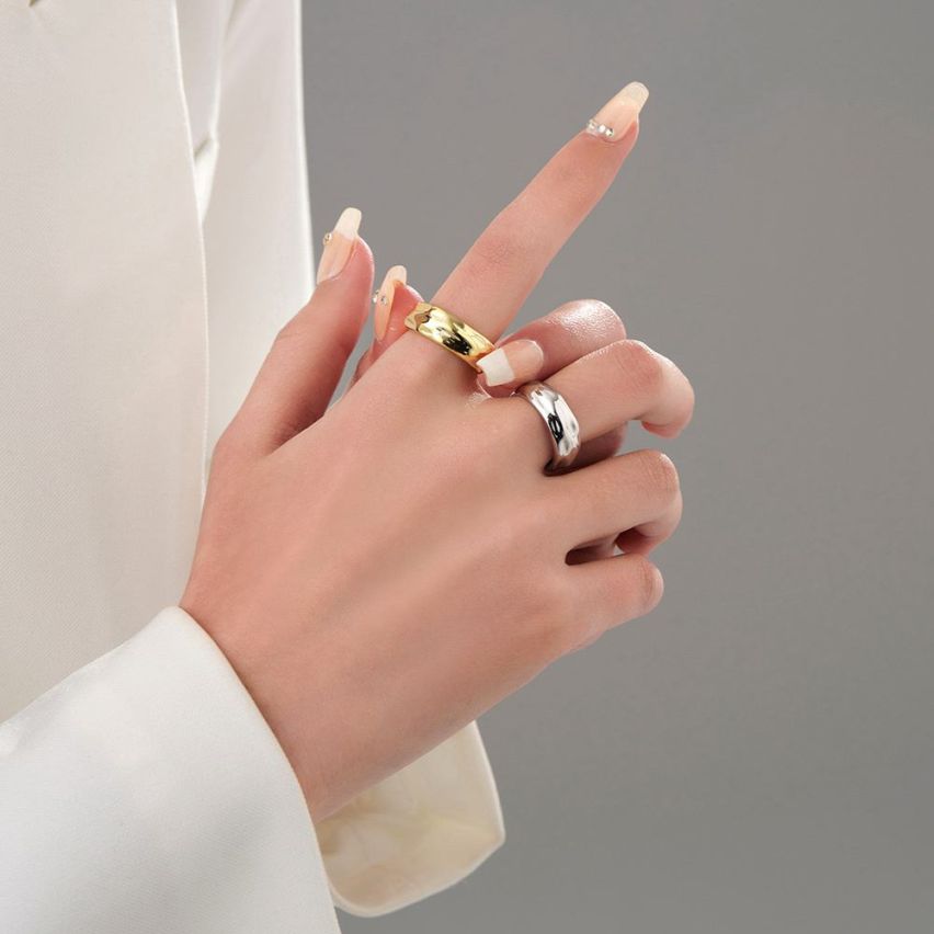 ESSENTIAL 925 Silver Smooth Rings