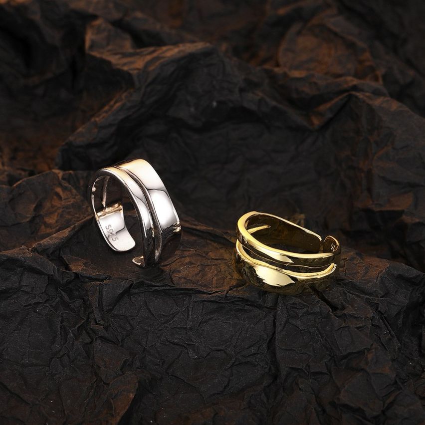 ESSENTIAL 925 Silver Smooth Rings