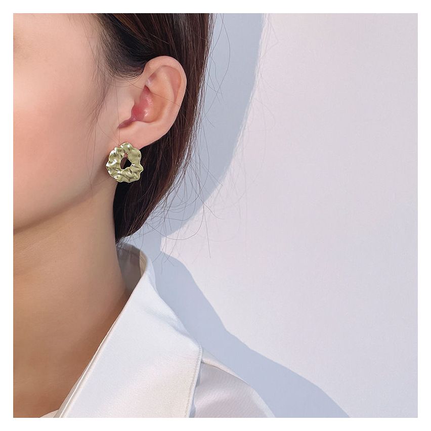 ESSENTIAL 925 Silver Texture Earrings
