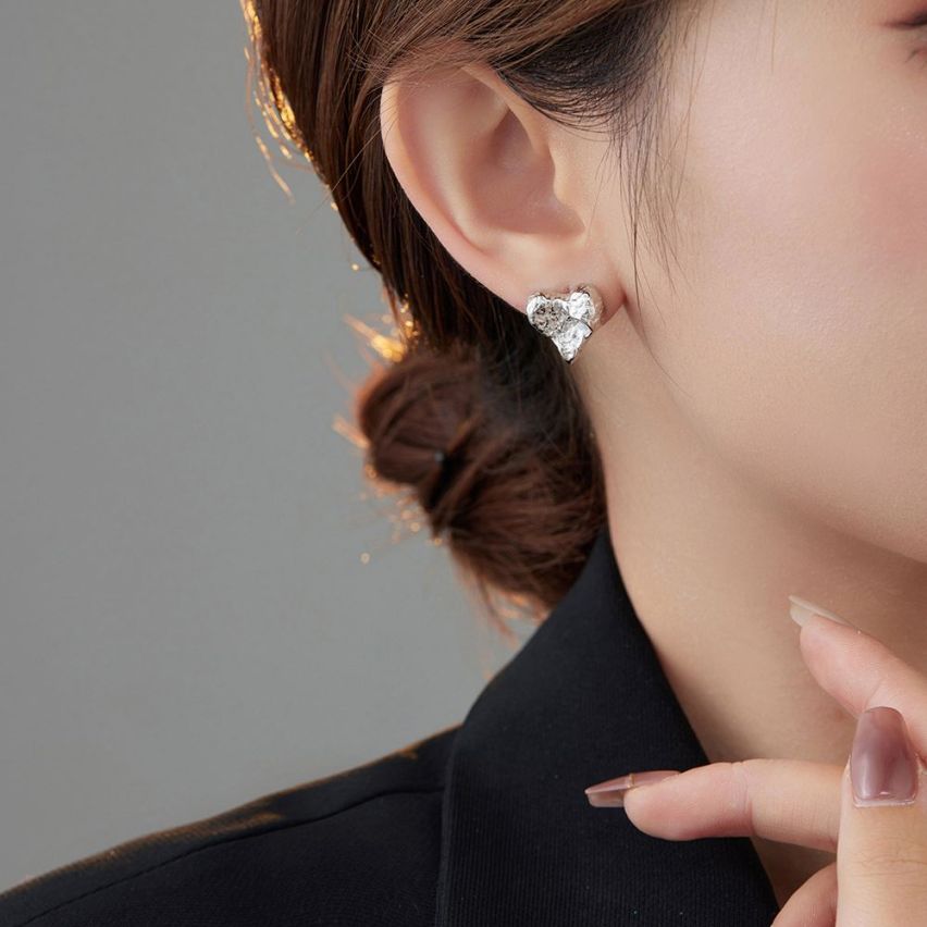 ESSENTIAL 925 Silver Texture Earrings