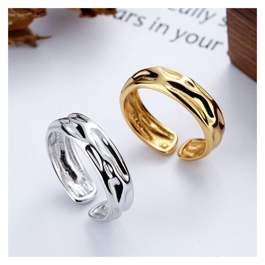 ESSENTIAL 925 Silver Texture Rings