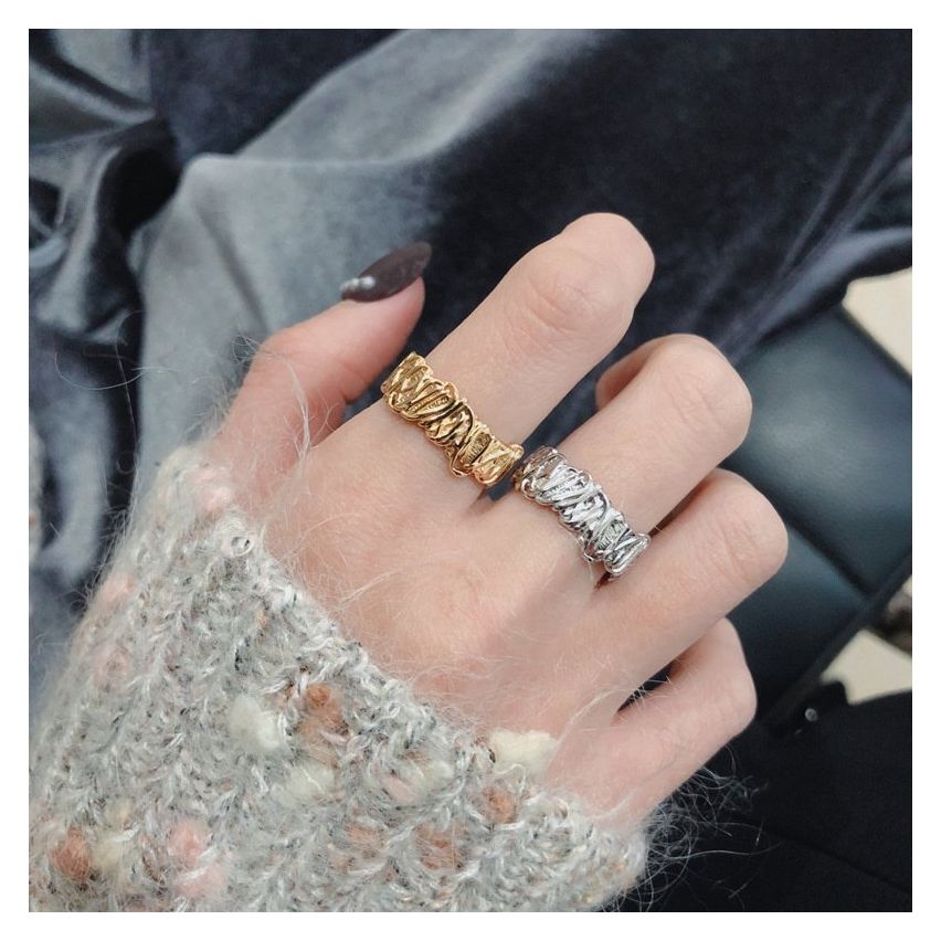 BOHEMIAN 925 Silver Texture Rings