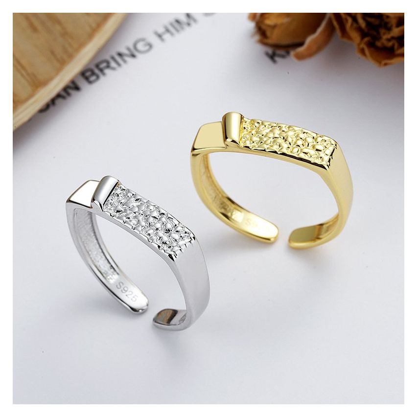 ESSENTIAL 925 Silver Texture Rings