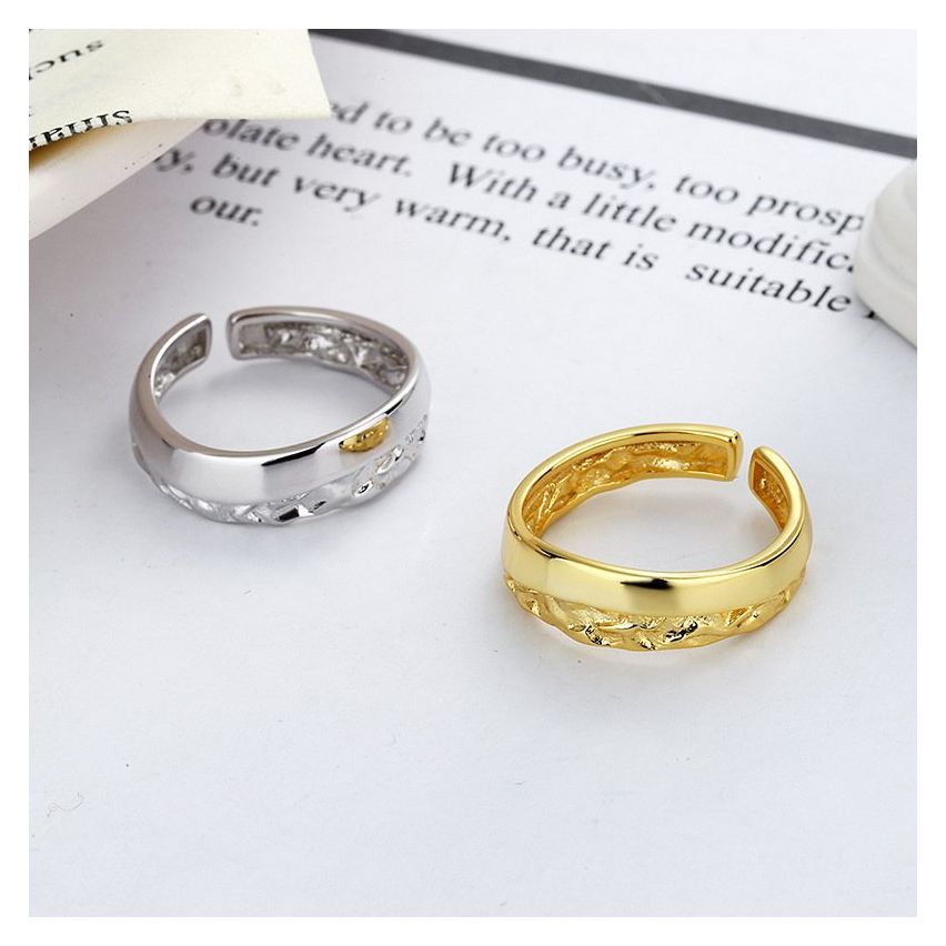 ESSENTIAL 925 Silver Texture Rings