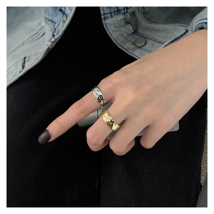 ESSENTIAL 925 Silver Texture Rings