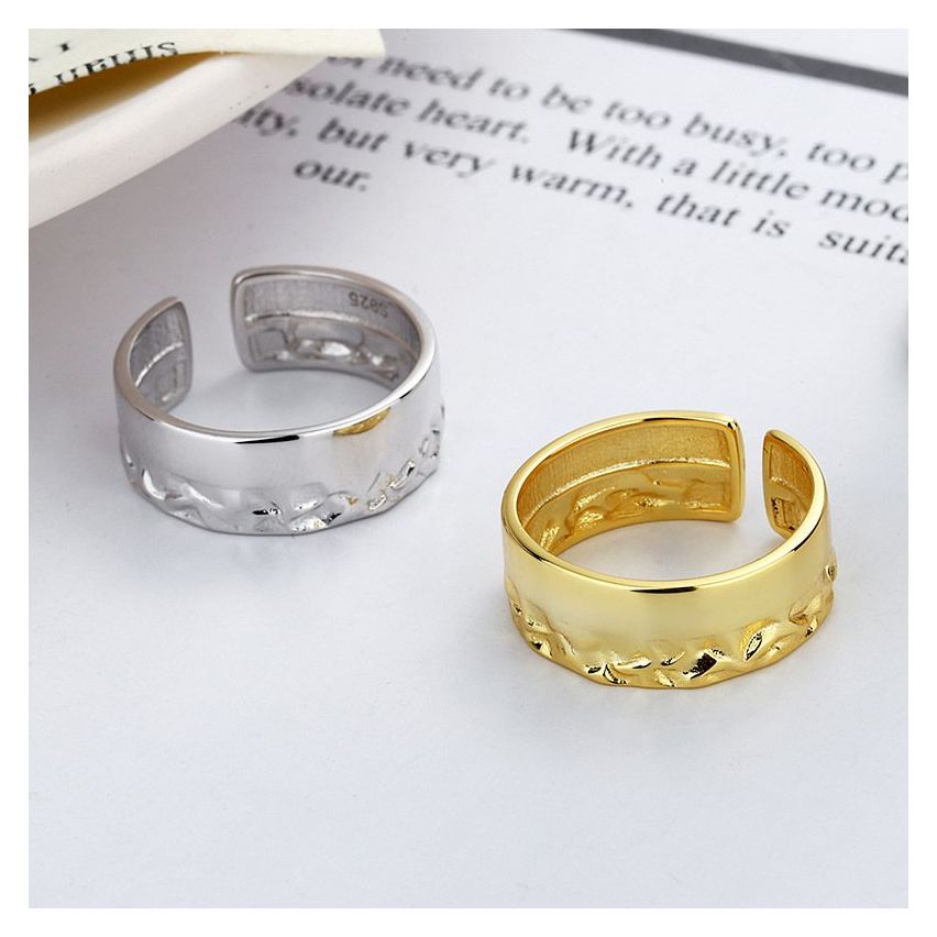 ESSENTIAL 925 Silver Texture Rings