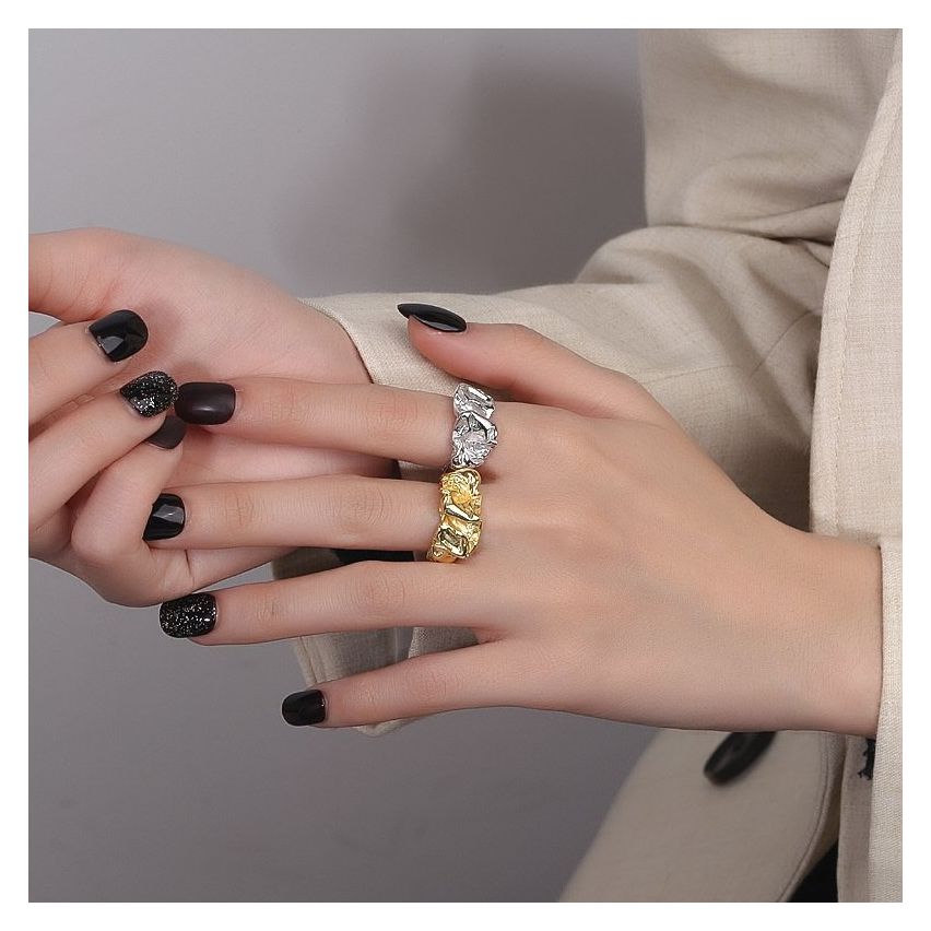 ESSENTIAL 925 Silver Texture Rings