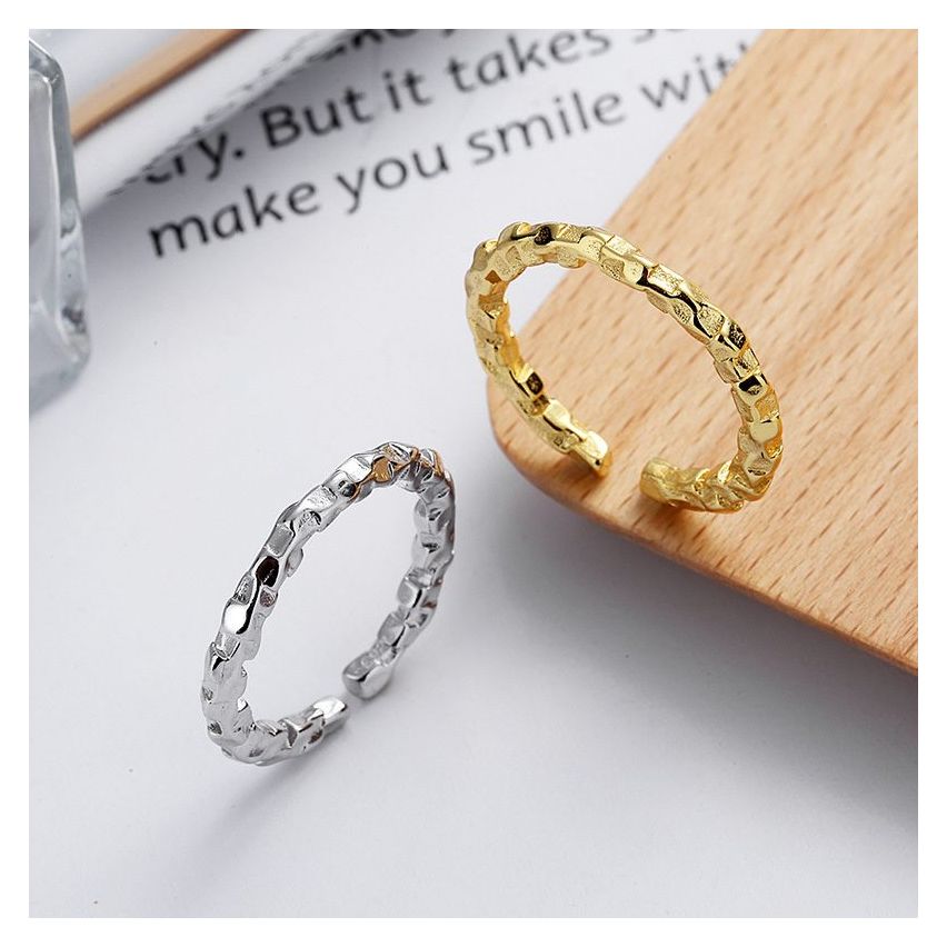ESSENTIAL 925 Silver Texture Rings