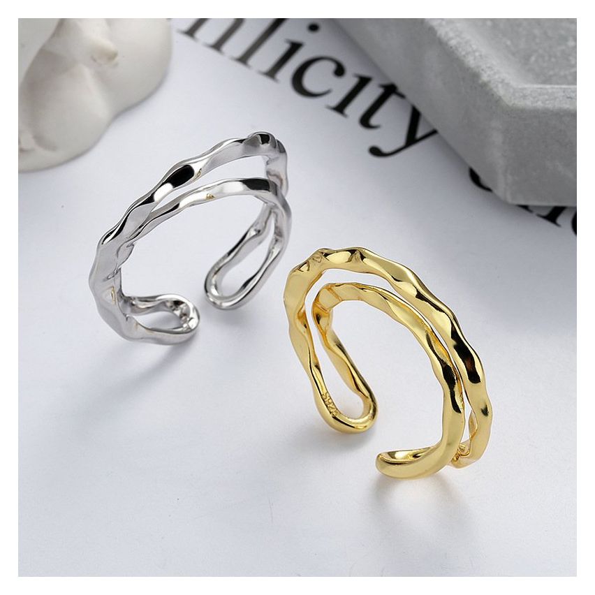 ESSENTIAL 925 Silver Texture Rings