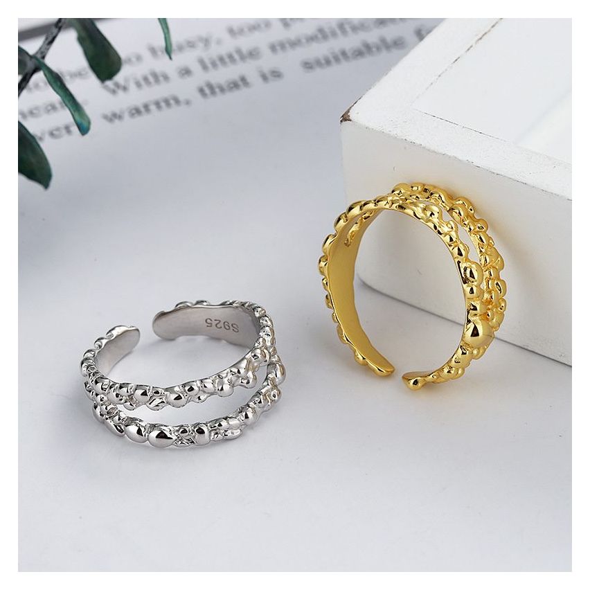 ESSENTIAL 925 Silver Texture Rings