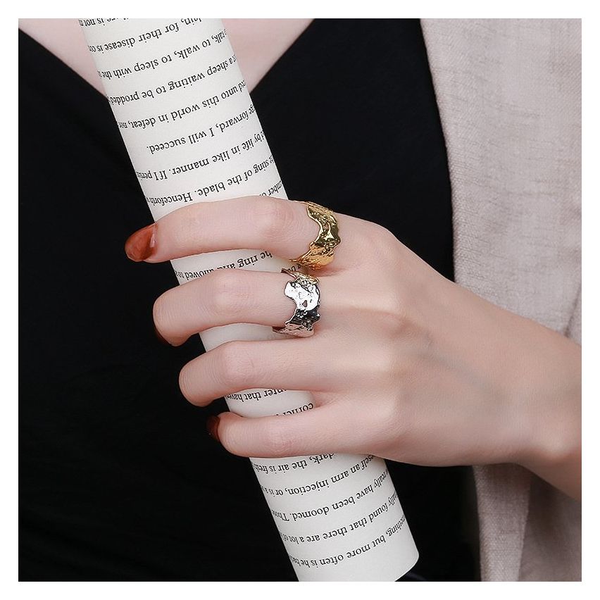 ESSENTIAL 925 Silver Texture Rings