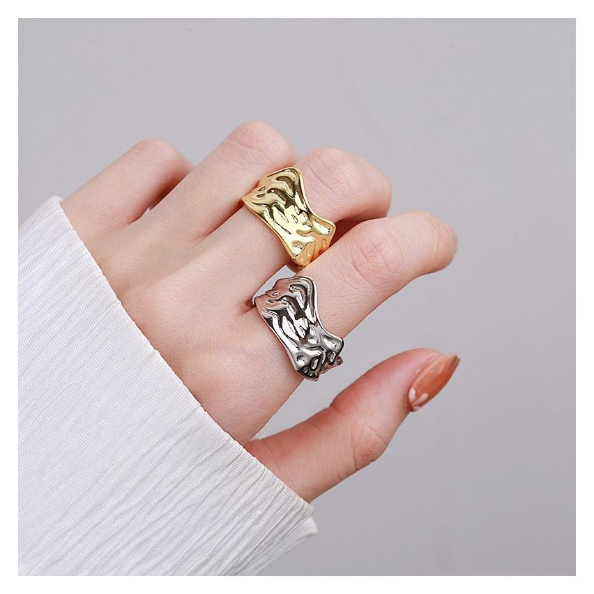 ESSENTIAL 925 Silver Texture Rings