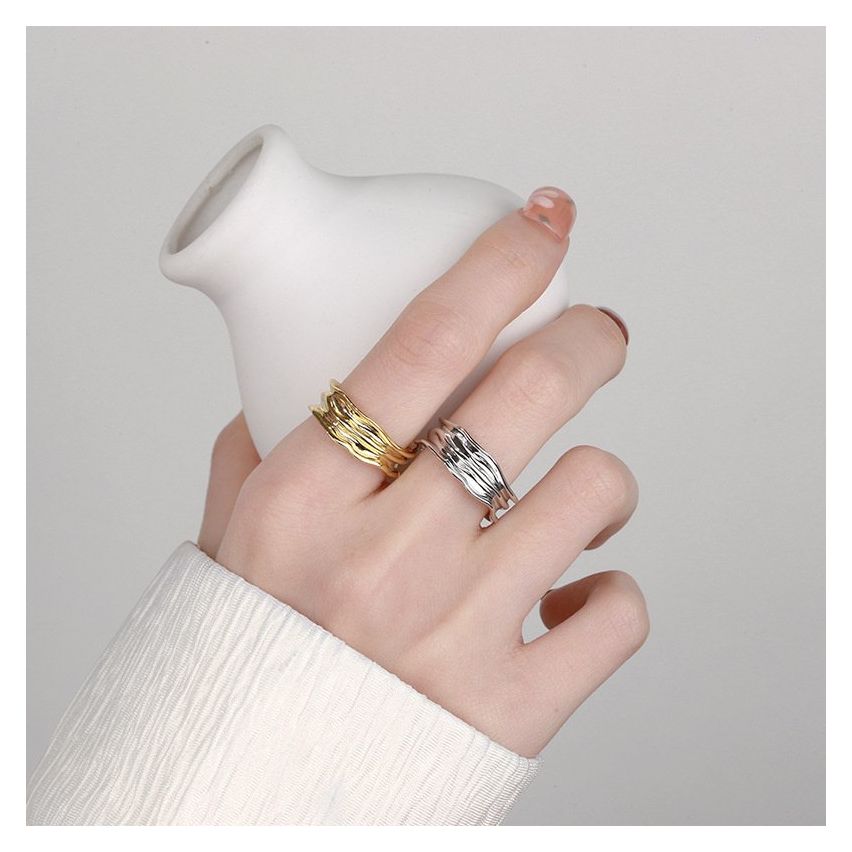 ESSENTIAL 925 Silver Texture Rings