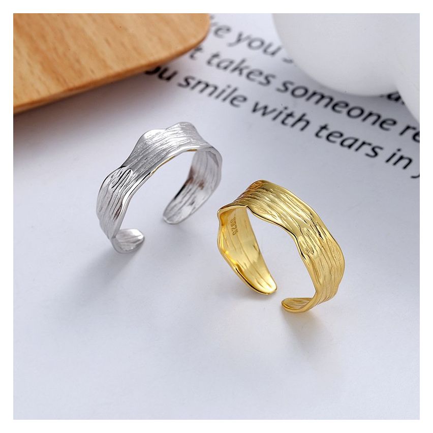 ESSENTIAL 925 Silver Texture Rings