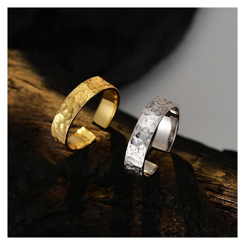 ESSENTIAL 925 Silver Texture Rings