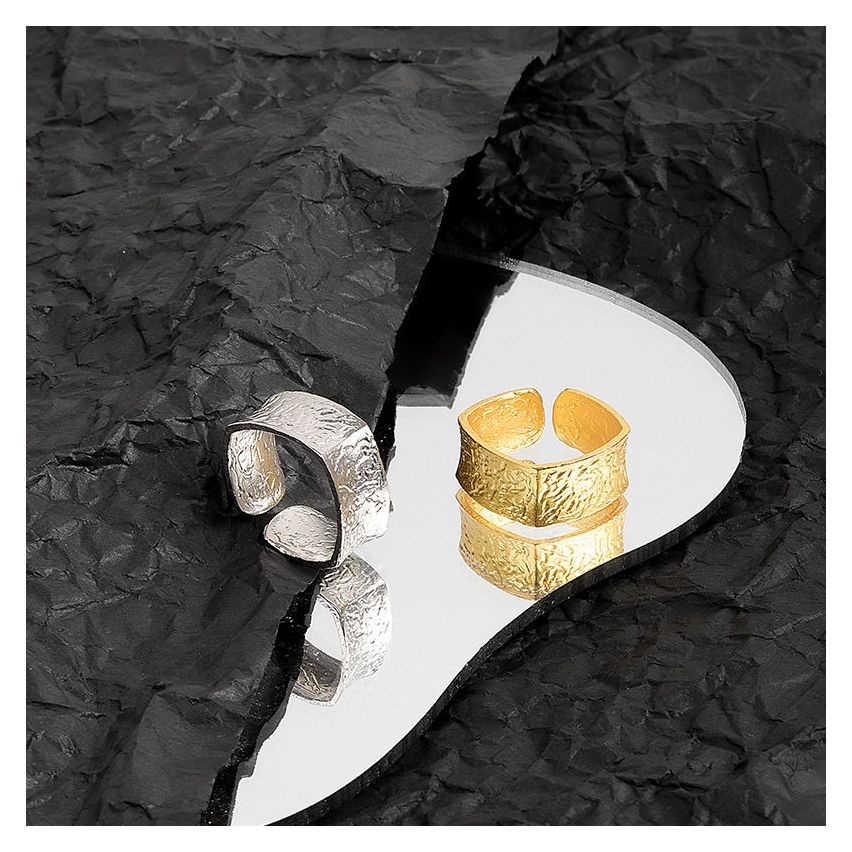 ESSENTIAL 925 Silver Texture Rings