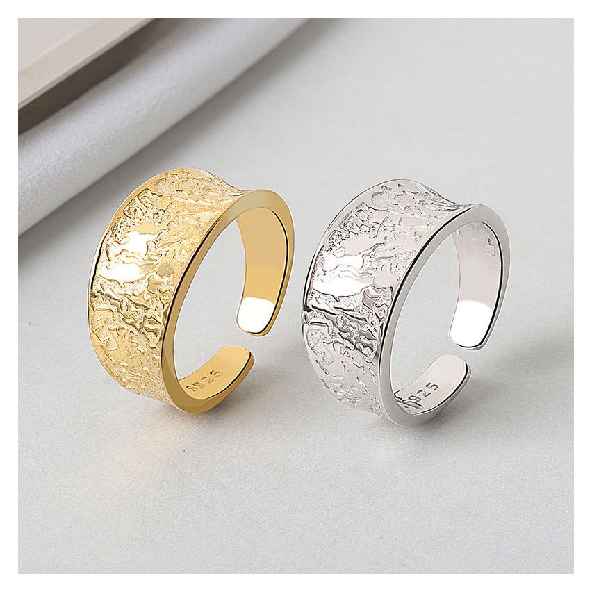ESSENTIAL 925 Silver Texture Rings