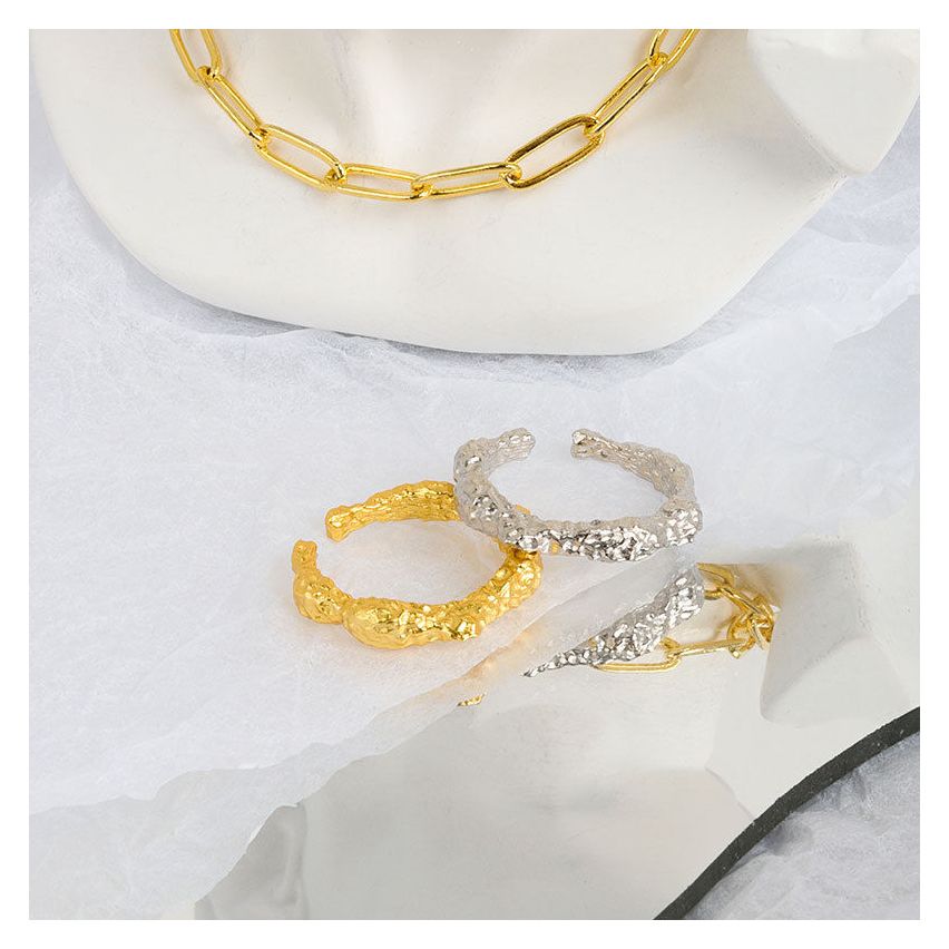 ESSENTIAL 925 Silver Texture Rings