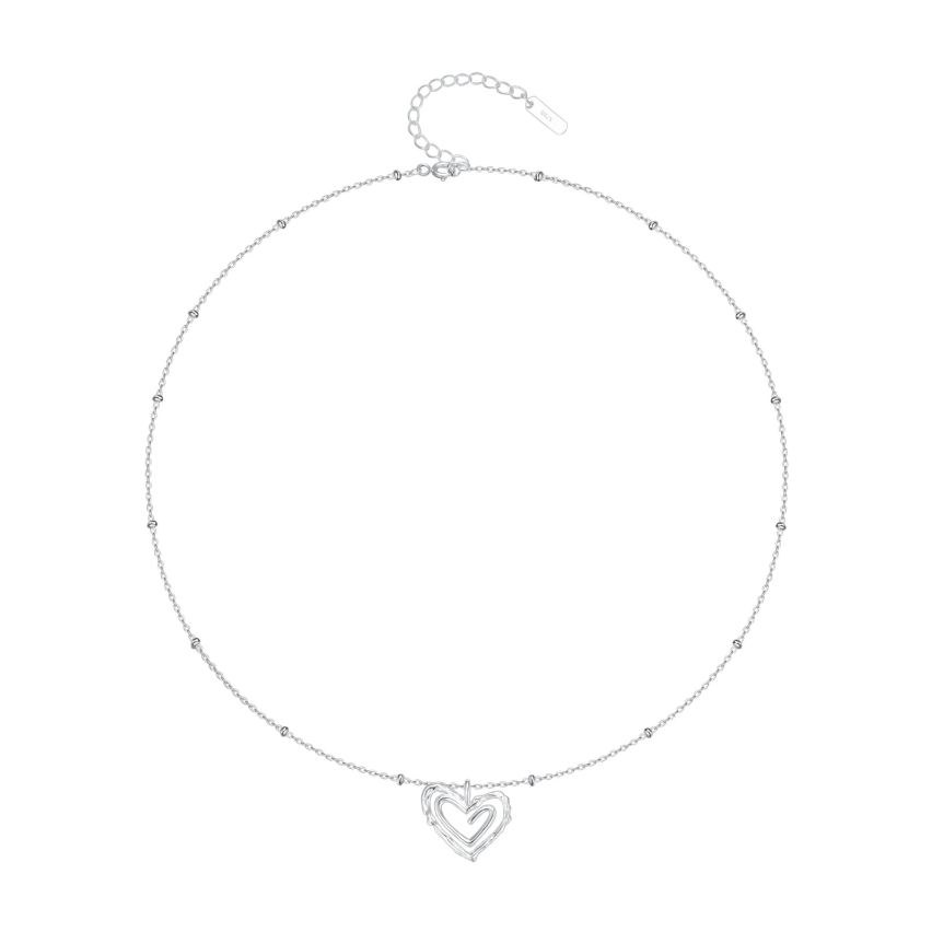 925 Silver Rhodium Plating Geometric Pendants 3.05g