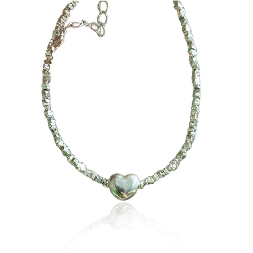 925 Silver Rhodium Plating Beads Bracelets