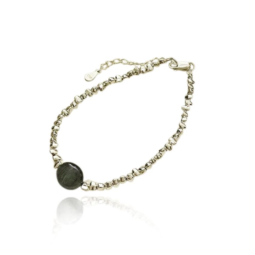 925 Silver Rhodium Plating Beads Bracelets