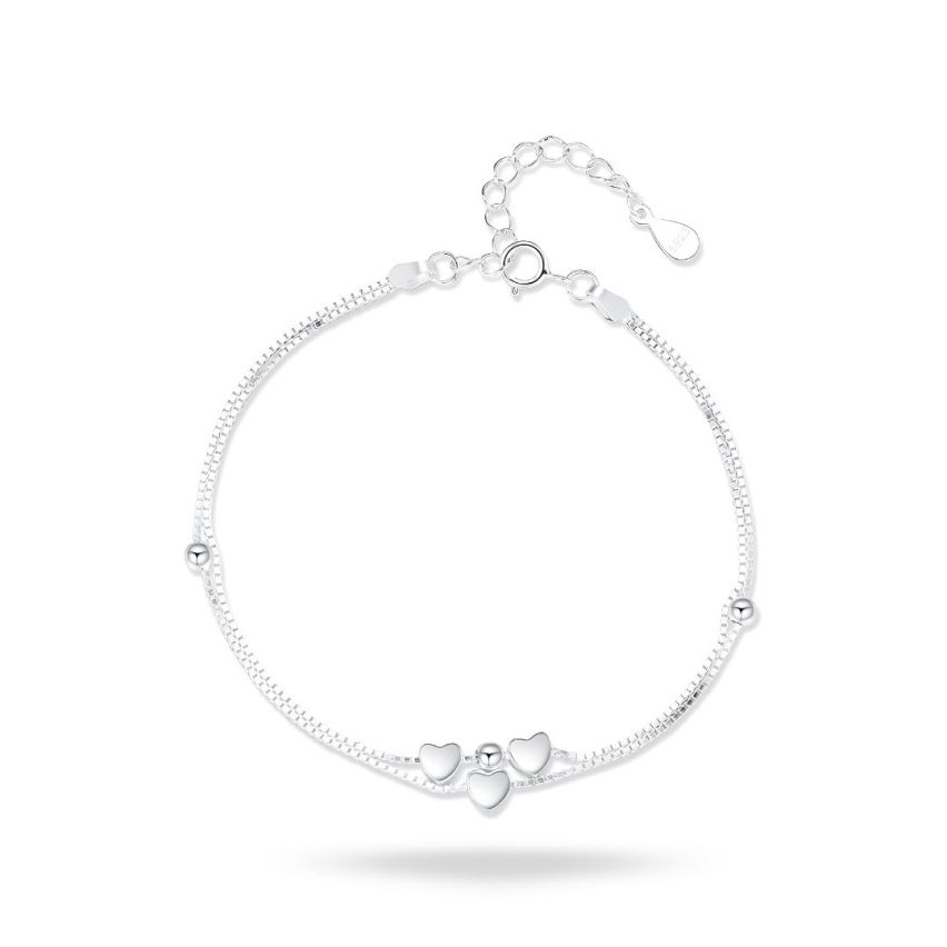 925 Silver Rhodium Plating Minimalist Bracelets 2.36g