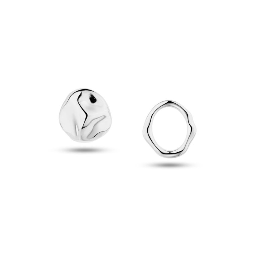 925 Silver Rhodium Plating Geometric Earrings