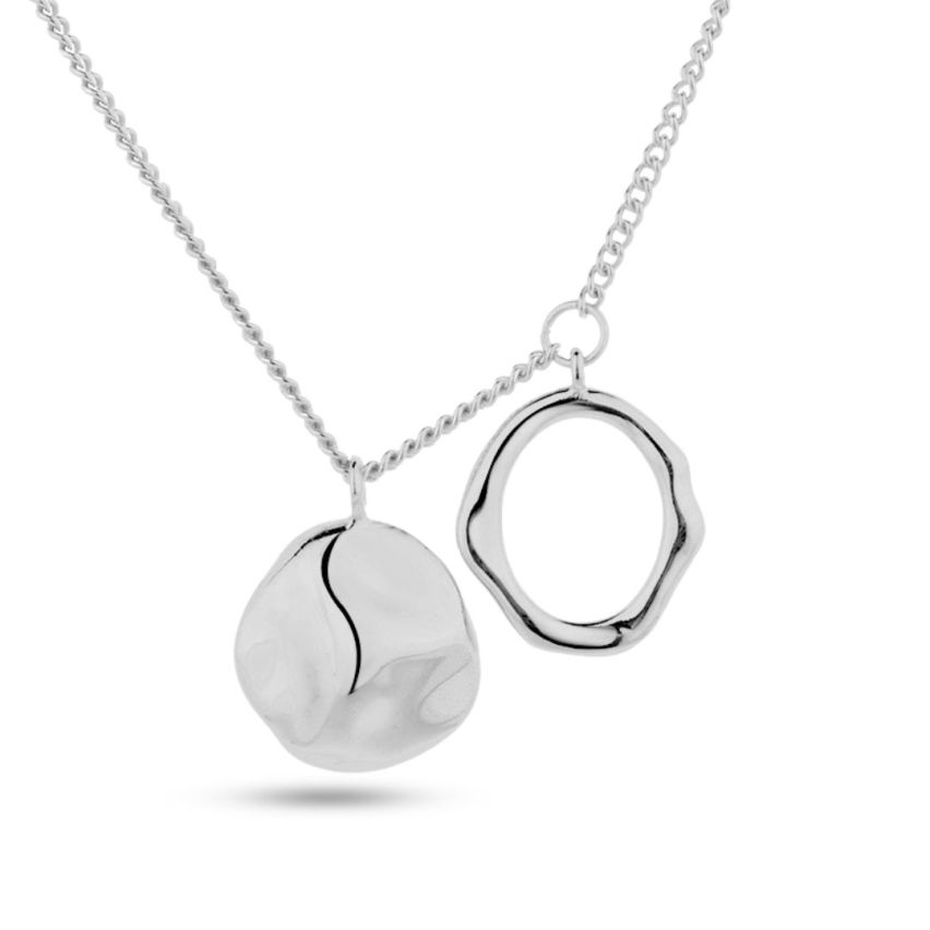 925 Silver Rhodium Plating Geometric Pendants 10g