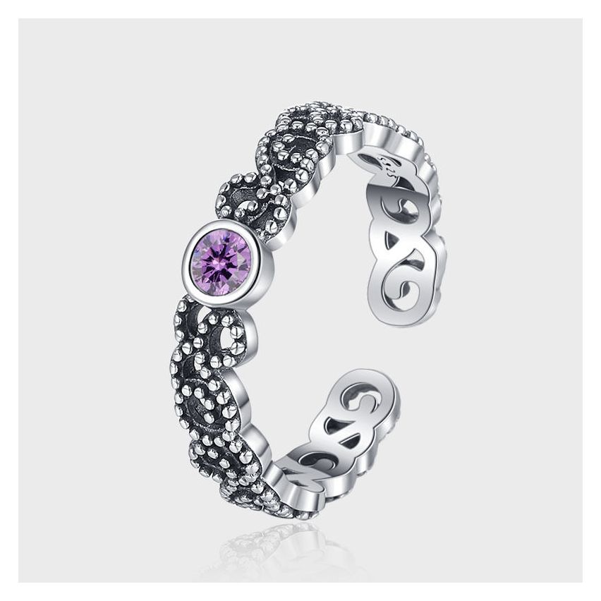 925 Silver Antique silver Zircon Balinese Rings